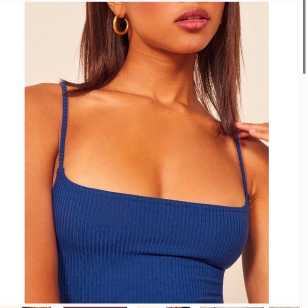 Reformation Carrie top sizeS blue